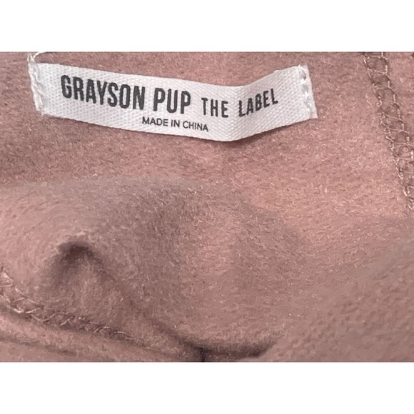Grayson Pup - Pet Sweatshirt With Hood - "Favorite Child" - Light Brown - Small - Picture 7 of 10